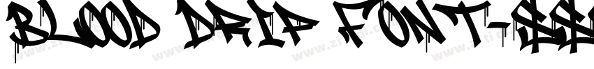 Blood Drip Font字体转换
